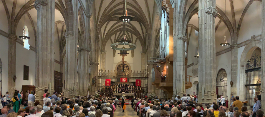 Dom von Alcalà, Spanien; Festmesse gemeinsam mit Universitätschor von Alcalà; 1. Juni 2019