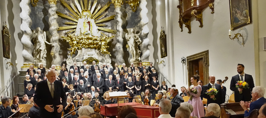 Konzert am 28. Juli 2022 "Die Schöpfung" von Joseph Haydn. Schlussapplaus