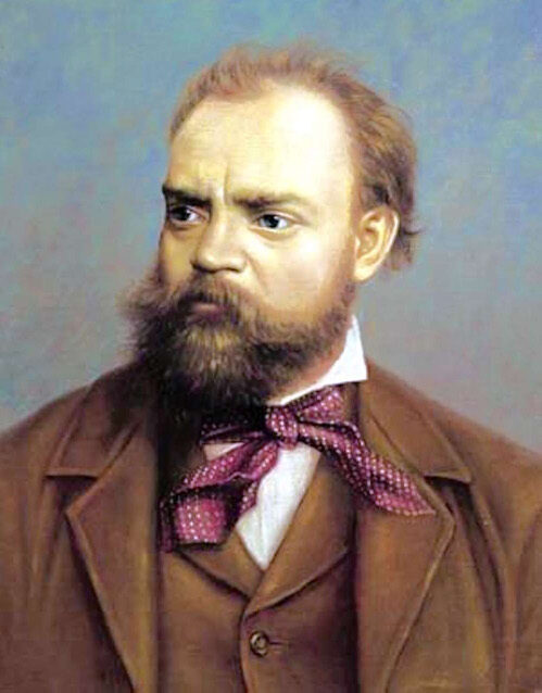 Antonín Dvořák (zeitgenössisches Portrait) © www.antonin-dvorak.cz, Akademie klasike hudby, Z. Ú.