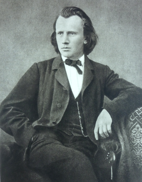 Johannes Brahms um 1866